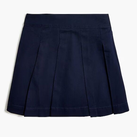 Crewcuts factory Girls' cotton twill skort Navy blue  NWT size 10 - Picture 1 of 9